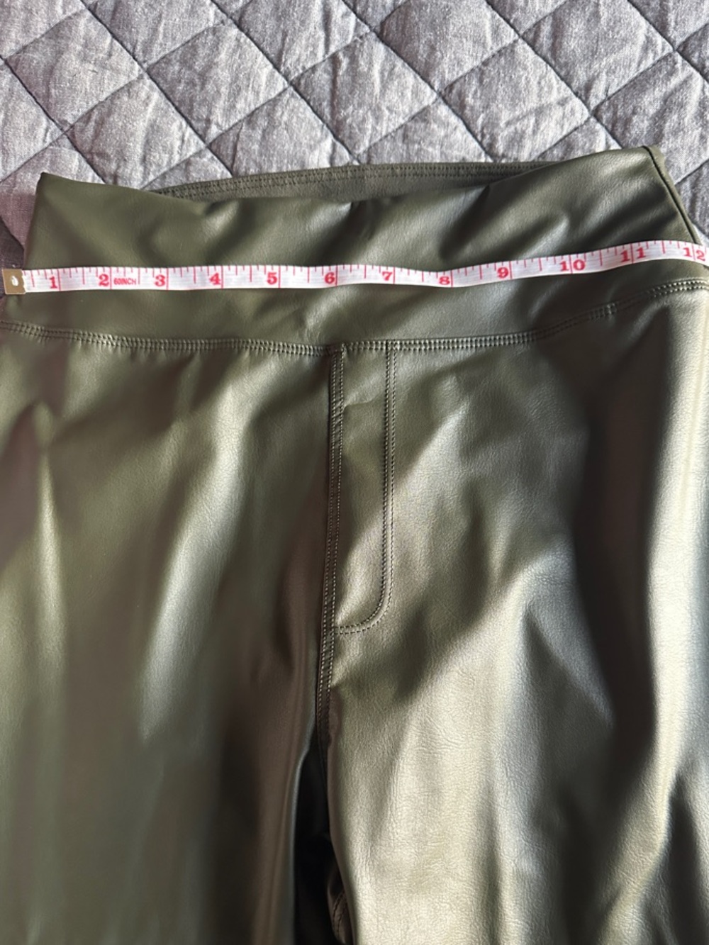 Offline by Aerie Real Luxe Olive Green High-Waist Leggings - Picture 4 of 4